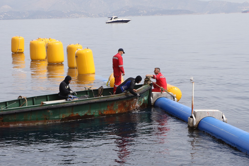 Σε λειτουργία ο υποθαλάσσιος αγωγός ύδρευσης της Αίγινας